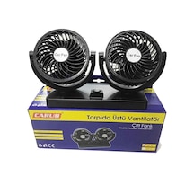 Hk Vantilatör 12V Torpido Üstü 2Li Fanlı Ayarlı (542309049)