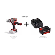 Einhell Set-13 Einhell Tp-cd 18/80 Li-i Bl Akülü Darbeli Vidalama+einhell 18v 4,0 Ah Pxc Starter Kit, Akü & Şarj Cihazı