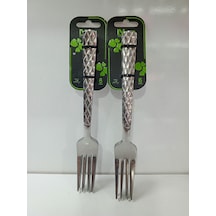 Metal Çatal 6 Lı 2 Paket