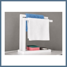 Buradabulabilirsin 3d Baskı Havluluk Ve Sabunluk Organizer - Lavabo Üstü Çok Amaçlı Düzenleyici-beyaz Bbz