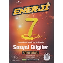 7. Sınıf Enerji Sosyal Bilgiler Soru Kitabı- Palme Eğitim