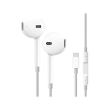 Earone Mikrofonlu Kablolu Kulaklık Type-c Çıkışlı Tüm Cihazlarla Uyumlu Stereo