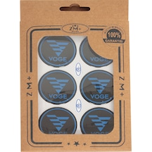 Voge Siyah-mavi Koruma Takozu Damla Etiket Sticker Çap Ø39.00mm