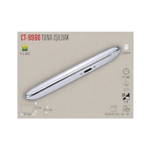Ct-9960 6w 60 Ledli Işıldak Şarjlı 6400k Beyaz Işık Beyaz