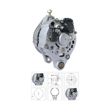Alt Dınamo 12v 55a Rus Tıp Lada Samara 1,3 Nıva 1,5 86- Alt-976