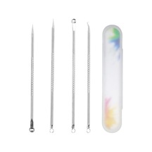 Suntek Siyah Nokta Çıkarıcı Alet Kiti Sivilce 4-adet-gümüş 4 Adet Gümüş