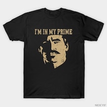 Flood Of Style I'm-ın-my-prime Erkek Kadın Tişörtü %100 Pamuklu Tişörtler Kısa Kollu Üstler 0128-2 Çok Renkli