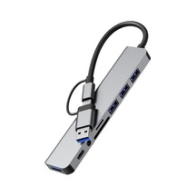 Venturemart Usb Bağlantı Istasyonu, Sekizi Bir Hubda, Pd100w, Sd/tf, Audio3.5,4 Usb Çoklu Bağlantı N