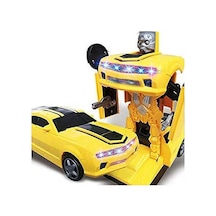 Bumblebee Oyuncak Transformers Robota Dönüşen Pilli Işıklı Sesli