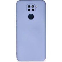 Newface Xiaomi Redmi Note 9 Kılıf Nano İçi Kadife Silikon - Lila Belirtilmemiş