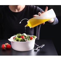 Sosluk Ve Yağdanlık 700 Ml Şeffaf 2 Adet Turuncu Diğer