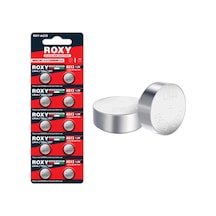 Roxy Rxy-ag13 Lr44/1154/357 1.5 Volt Alkaline Düğme Pil 10lu Paket -139041
