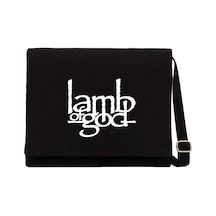 Lamb Of God Logo Siyah Kanvas Postacı Çantası
