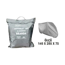 Su Geçirmez Kalın Branda Gri Çok Renkli
