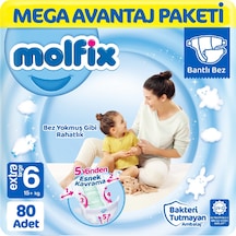 Molfix Mega Paket Bebek Bezi 80 Adet 6 Numara