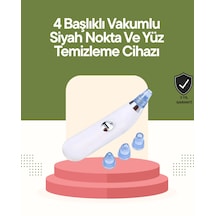Usb - 493 - Destekli 4 Başlıklı Siyah Nokta Vakum Cihazı Gözenek Temizleyici Ve Cilt Yenileyici - Novapazr - Bakım Alet