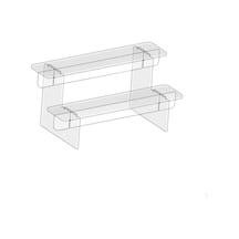Akrilik Standı Yükseltici Raf Çok Fonksiyonlu Mücevherat 2