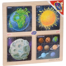 Ony-343/344/345/346 Onyıl Ahşap Eğitici 4'Lü Puzzle