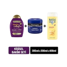 OGX Dolgunlaştırıcı Biotin Sülfatsız Şampuan 385ml+Neutrogena Bakım Kremi 300 ML+Duj jeli 400 ML