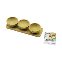 İbico İ22-265 Kase Seti D: 2.5cm Tepsi 6.5x19.8cm Çerezlik Çap: 6cm 3 Adet Tepsili Lokumluk Diğer