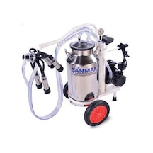 Mini Tek Sağım Süt Sağma Makinası Tek Güğüm - Paslanmaz