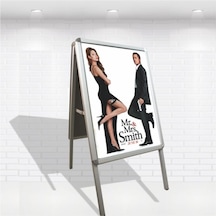 B1 70X100Cm Alüminyum Çift Taraflı Kaldırım Reklam Poster A Pano