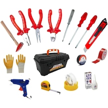 Moonshop 16 Parça Full Takım Çantası Dolu Alet Hırdavat Takım Çantası