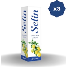 Selin Kolonyası Limon Aromalı 200 Ml - 3 Adet
