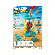 Bytoys By-967 Su Ve Kum Değirmeni Suluklu