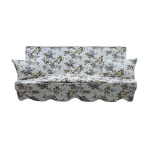 Mirzademarket Elit Salıncak Minderi Su Itici Kumaş Gri Sünger Fermuarlı Set-Prm (519059210) Beyaz