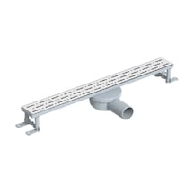 Maxiflow Line Serisi 50 Cm Duş Kanalı Beyaz - Krom