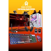 Gm Game Master Hydra RX580 Ryzen 5 5500 23.8" Gaming Pc Full Sistem Free Dos Masaüstü Bilgisayar