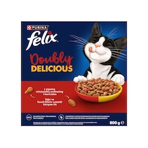 Felix Doubly Delicious Çifte Lezzet Sığır Etli 800 G - 5 Adet Tarı