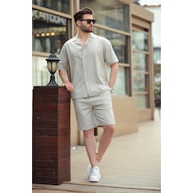 Madmext Mint Yeşili Basic Erkek Şort Takımı 6729 Madmext Mint Yeşili Basic Erkek Şort Takımı 6729