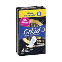 2 Adet Orkid Ultra Ekstra Dörtlü Gece Ekstra 16'lı