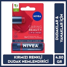 Renkli Dudak Bakım Kremi - Kırmızı, 4.8 Gr Spf30 İle