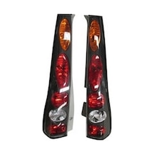 2002-2004 Honda Crv Modifiye Stop Lambası Sağ-sol Set 2 Parça Sarı-kırmızı-beyaz Siyah Çerçeveli Adet