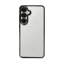 Samsung Galaxy S24 Fe Uyumlu Kılıf Lensli Silikon - Siyah