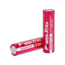 Power-Xtra PX18650-22E 3.7V 2200mAh Li-ion Şarjlı Pil