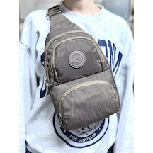 Su Geçirmez Kumaş Vizon Unisex Body Bag Çapraz Omuz Çantası Vizon Su Geçirmez Kumaş Vizon Unisex Body Bag Çapraz Omuz Çantası Vizon