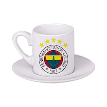 Fenerbahçe Türk Kahvesi Fincanı Beyaz
