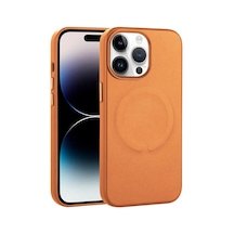 İçin Uyumlu İphone 14 Kılıf Pu Deri M-safe Wireless Şarj Özellikli Derix Kapak Taba Sku: Smg8690010118530