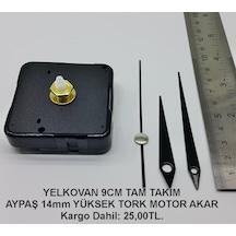 Duvar Saati Mekanizması Saat Motoru + Metal Akrep-Yelkovan-Saniye Diğer