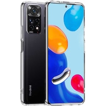 Redmi Note 11 Global Kılıf Klfs Kamera Korumalı Süper Silikon Kapak - Renksiz Renksiz