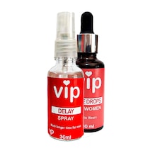 Vıp Erkeğe Delay30 Mlsprey + Kadına Ekstradestek Özel Uyarıcıdamıa 30 Ml
