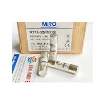 Ro15 500v 8a 10x38 Porselen Sigorta - 10'li Paket