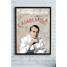 Casablanca-kazablanka Film Afişi Çerçeveli Tablo 4 40x50cm