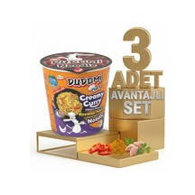 Dudomi Bardak Kremalı Körili Tavuk 3x80 Gr