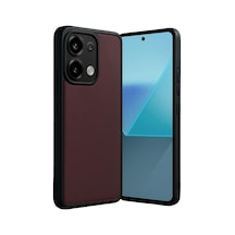 Xiaomi Redmi Note 13 4g Kılıf Aras Deri Kapak - Bordo 0.2M-Çok Renkli