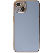 Newface Apple İphone 15 Kılıf Volet Silikon - Mavi